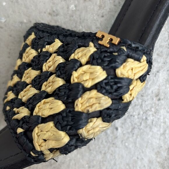 Tory Burch Straw kitten heel mules - Picture 8 of 8